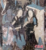 　图为莫高窟第254窟北魏壁画中的“难陀出家因缘”图。 敦煌研究院供图 - 甘肃新闻