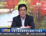 【甘肃新闻】甘肃代表团继续审议政府工作报告 - 甘肃省广播电影电视