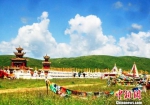 图为四川省红原县瓦切乡瓦切塔林景区。　资料图 摄 - 甘肃新闻