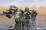 官兵正在开展水面战术小组演练 - 人民网