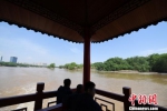 图为游客欣赏黄河风景。　杨艳敏 摄 - 甘肃新闻