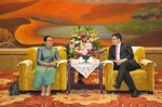 刘昌林会见柬埔寨人民党高级干部考察团一行 - 外事侨务办