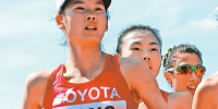 杨家玉获得女子20公里竞走冠军 - 人民网