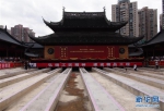 上海玉佛禅寺百年古建筑大雄宝殿开始平移 - 人民网