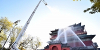 北京市东城区举行文物古建灭火救援综合应急演练  - 人民网