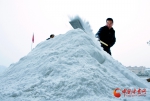 甘肃：浴“雪”奋战 保道路通畅（组图） - 中国甘肃网