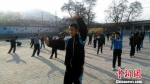 图为学生们正在学习武术。(资料图) 郭炯 摄 - 甘肃新闻