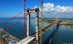 非洲主跨径最大悬索桥通车在即 - 中国甘肃网