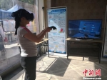 2018年5月31日，兰州市民在安全宣教VR体验馆体验燃气泄漏应急处置。(资料图) 刘薛梅 摄 - 甘肃新闻