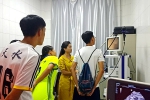 参加甘肃省中学生排球联赛的师生应邀参观学校 - 甘肃农业大学