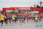 （体育）（1）田径——2018北京马拉松开赛 - 人民网