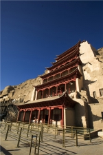 敦煌莫高窟著名的“网红”景点九层楼一览（图） - 中国甘肃网