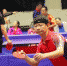 图为乒乓球比赛现场。　王斌 摄 - 甘肃新闻