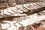 定西渭源：雪霁梯田景如画 - 中国甘肃网