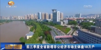 前三季度甘肃省新增非公经济市场主体逾18万户 - 甘肃省广播电影电视