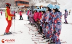 临夏永靖：冰雪运动“热”寒冬（组图） - 中国甘肃网