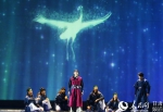 中韩两国舞者兰州演绎全息舞台剧《阿里郎 大地之歌》 - 人民网