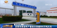 庆阳市原油年产量首次突破800万吨大关 - 甘肃省广播电影电视