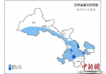 图为14日清晨，甘肃省霜冻预报图（单位：℃）。甘肃省气象局供图 - 甘肃新闻