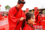 30对新人兰州办汉式周制婚礼 提移风易俗、倡传统文化 - 甘肃新闻