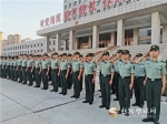 今天我们向国旗敬礼！甘肃省军区组织官兵举行升国旗仪式 - 甘肃省广播电影电视