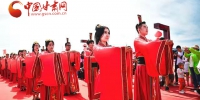 兰州新区70对新人举行“汉唐风”集体婚礼 弘扬传统文化 - 中国甘肃网
