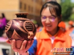 图为学生所制陶瓷。（资料图） - 甘肃新闻