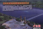 图为景泰县建设黄河石林跨河玻璃吊桥项目。(资料图) 钟欣 摄 - 甘肃新闻