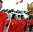 金紫荆广场的70面国旗 - 人民网