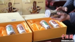 图为岷县维新镇扎哈村精品包装的中药材。　张赛 摄 - 甘肃新闻