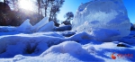 张掖肃南县：隆冬时节懈逅冰雪奇缘（高清组图） - 中国甘肃网