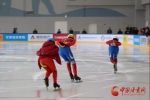 甘肃省体育馆迎来首场冰上运动 - 中国甘肃网