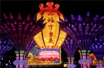 【新春走基层】兰州市民公园花灯璀璨游人醉（组图） - 中国甘肃网
