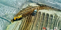 【飞阅甘肃】张掖甘州：3.6万亩高标准农田建设项目有序复工 - 中国甘肃网