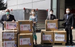 中国驻德使馆将防疫物资送交拉贝后代 - 中国甘肃网