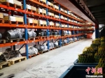图为耐驰(兰州)泵业有限公司库存的原材料。　刘薛梅 摄 - 甘肃新闻