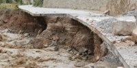 图为舟曲县境内道路被毁。舟曲县委宣传部供图 - 甘肃新闻