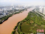 2020年9月，黄河兰州段湿地公园现黄河“鸳鸯锅”。（资料图）　高莹　摄 - 甘肃新闻