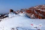 【飞阅甘肃】张掖临泽：雪映丹霞分外红 - 中国甘肃网