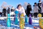 甘肃肃南：万名游客踏雪健身迎冬至 - 中国甘肃网