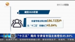 【短视频】“十三五”期间 甘肃省市场主体增长45.84% - 甘肃省广播电影电视