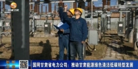 【短视频】国网甘肃省电力公司：推动甘肃能源绿色清洁低碳转型发展 - 甘肃省广播电影电视