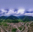 图为俯瞰甘肃甘南州卓尼县景色。(资料图) 韦德占 摄 - 甘肃新闻