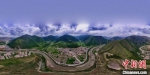 图为俯瞰甘肃甘南州卓尼县景色。(资料图) 韦德占 摄 - 甘肃新闻