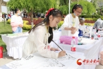 兰州市少年儿童庆祝中国共产党成立100周年现场书画创作活动举行 - 中国甘肃网