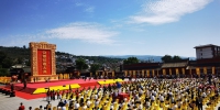 2021（辛丑）年公祭中华人文始祖伏羲大典在甘肃天水举行。 人民网 高翔摄 - 人民网