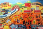 甘肃农民画作品展在兰开展 - 中国甘肃网
