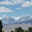 2020年7月下旬，酒泉市肃州区，祁连山覆盖白雪，与蓝天白云相映成趣。(资料图) 张婧 摄 - 甘肃新闻