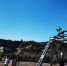 9月9日，兰州市中山桥一景，游客在此打卡拍照。　丁思 摄 - 甘肃新闻