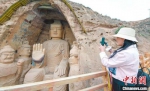 图为位于甘肃省武威市境内的天梯山石窟，其开凿于东晋十六国时期的北凉。(资料图) 崔琳 摄 - 甘肃新闻